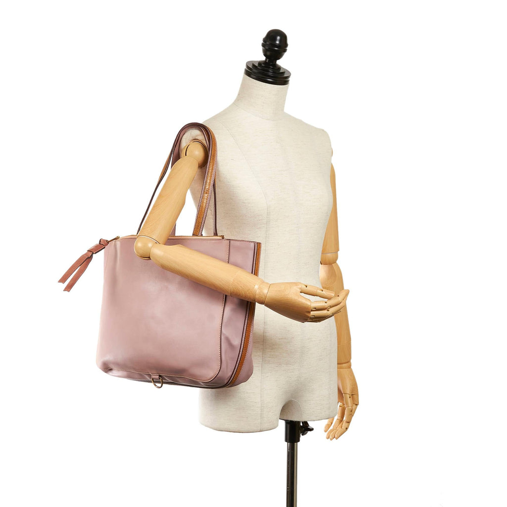 Chloe Sam Leather Tote Bag (SHG-30670)