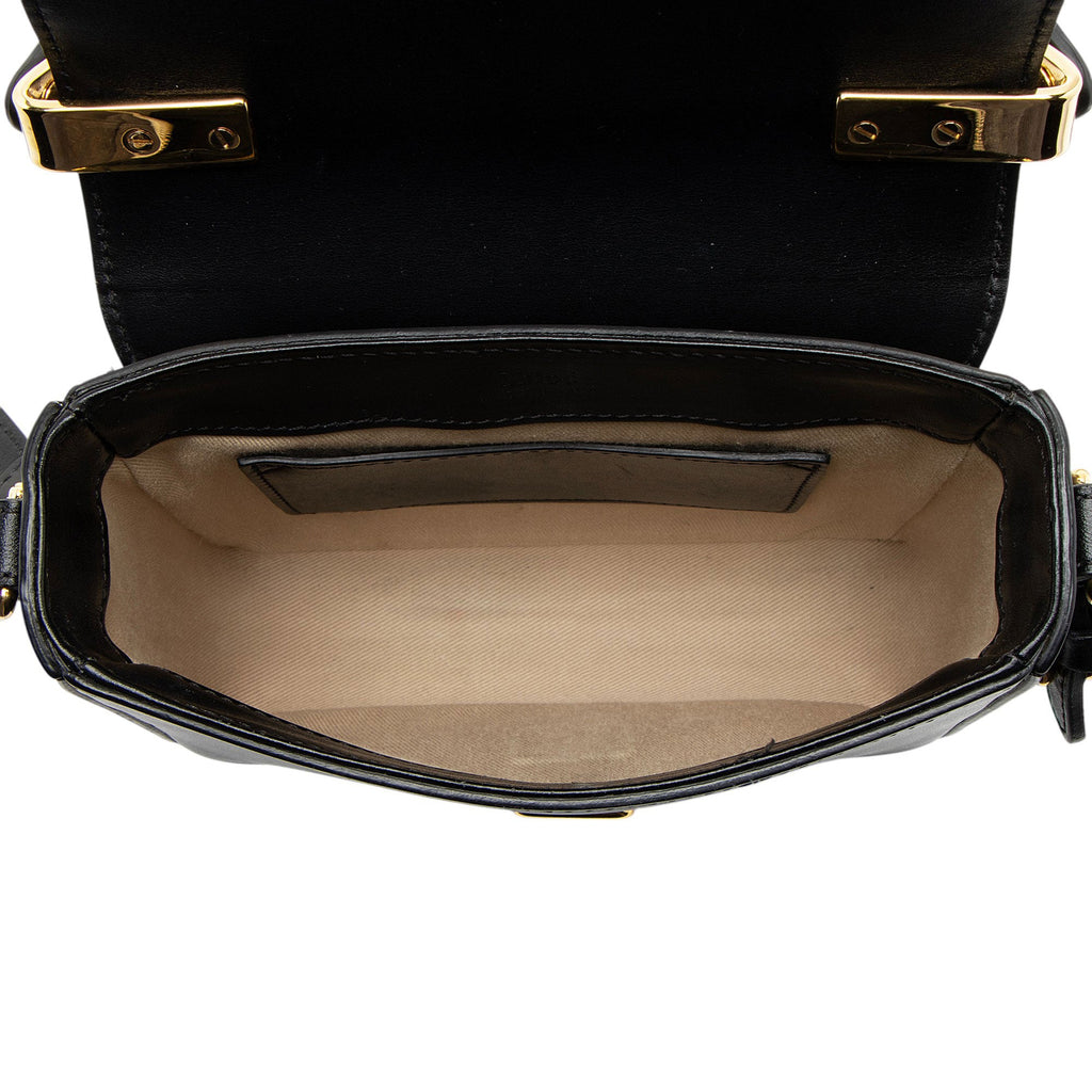 Chloe Shiny Calfskin C Mini Shoulder Bag (SHF-aKHHE2)
