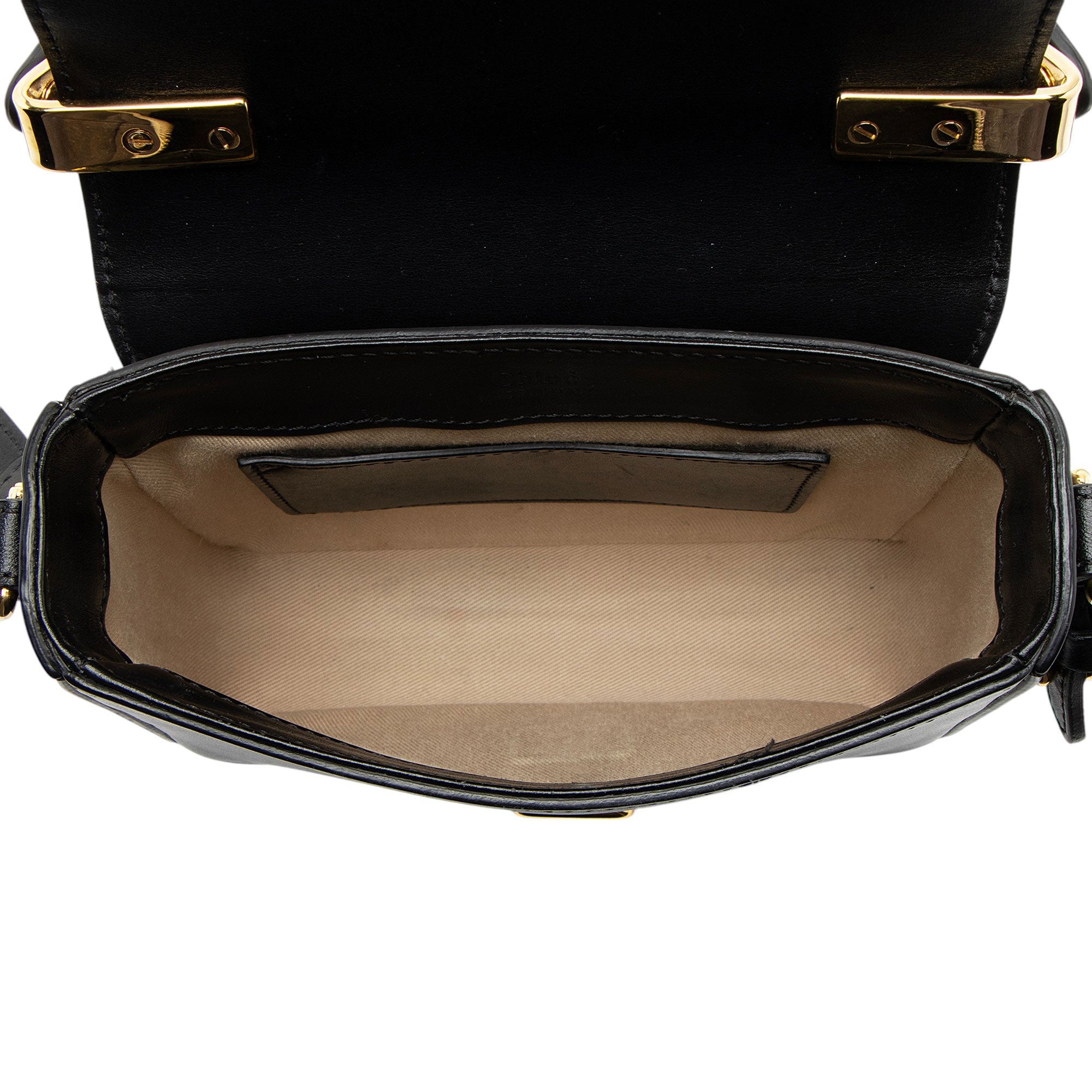 Chloe Shiny Calfskin C Mini Shoulder Bag (SHF-aKHHE2)