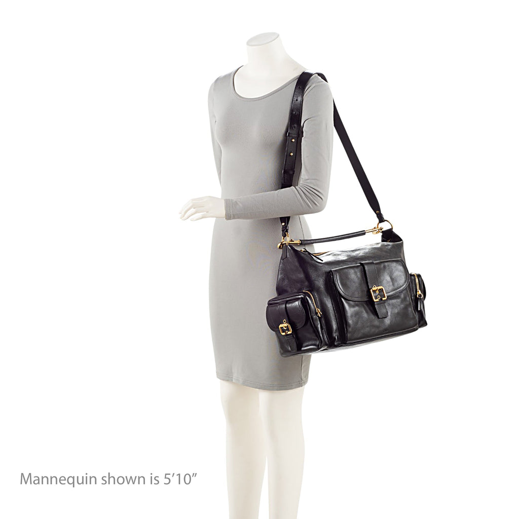 Chloe Shiny Leather Large Camera Bag