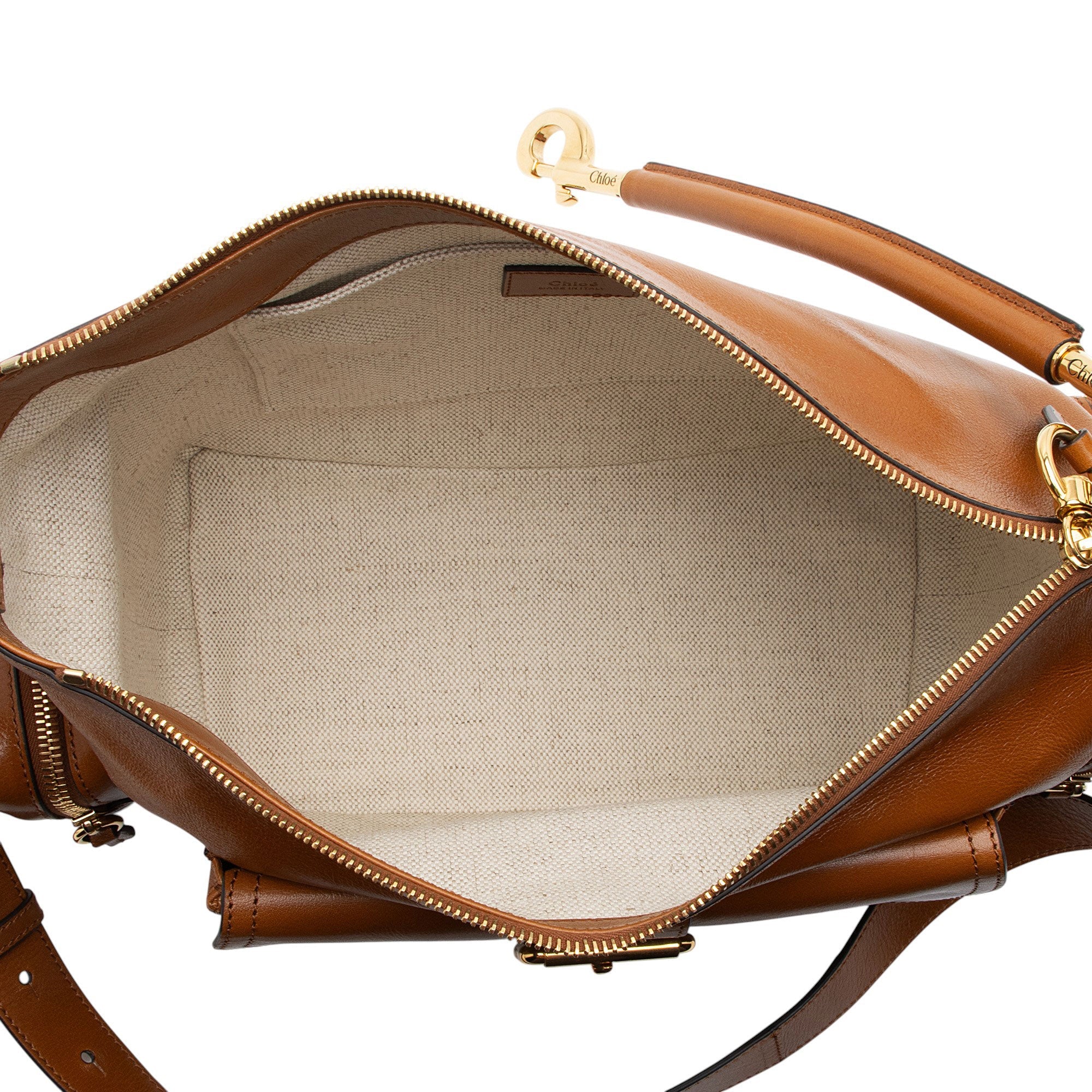 Chloe Shiny Leather Medium Camera Bag