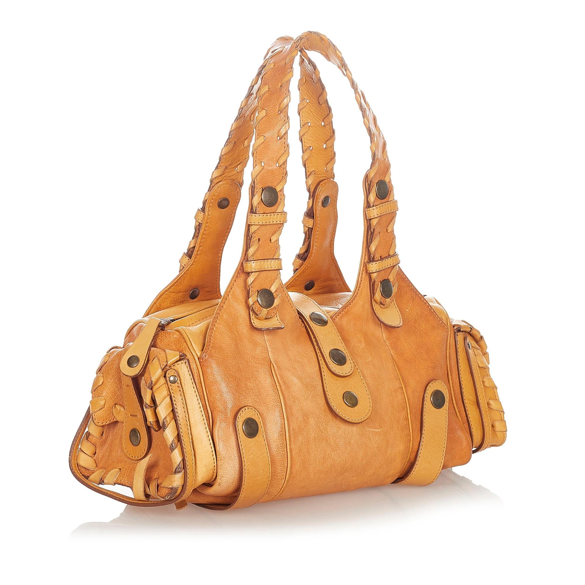 Chloe Silverado Leather Shoulder Bag (SHG-22029)