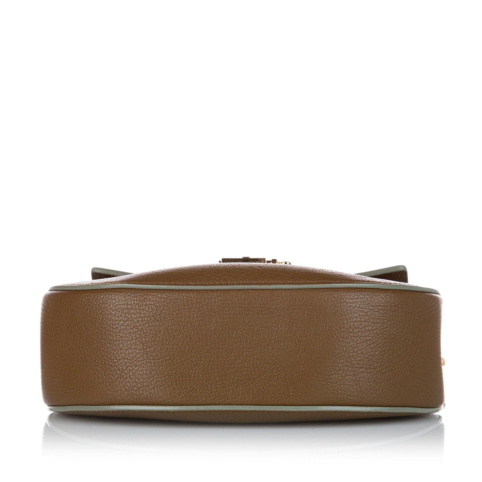 Chloe Small Drew Leather Crossbody Bag (SHG-24804)