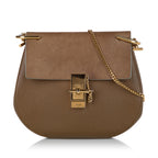 Chloe Small Drew Leather Crossbody Bag (SHG-24804)