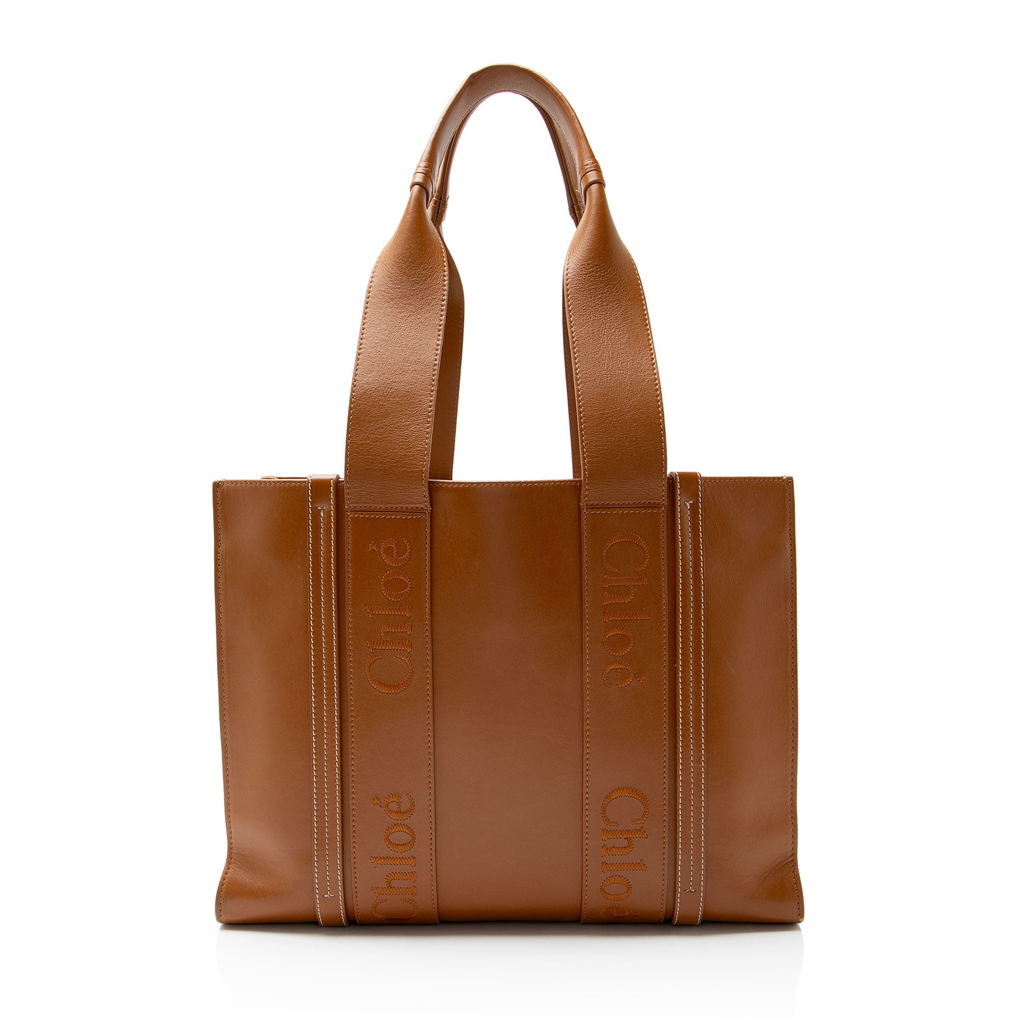 Chloe Soft Leather Woody Medium Tote