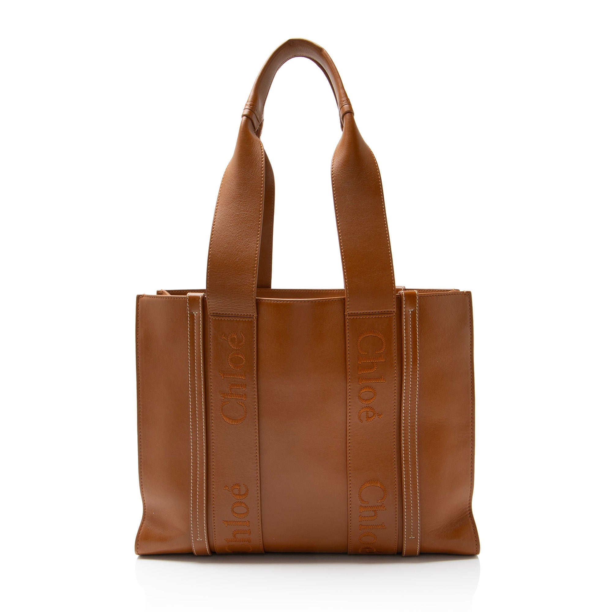 Chloe Soft Leather Woody Medium Tote
