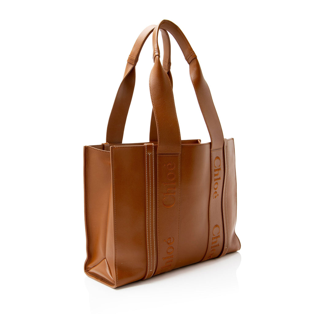 Chloe Soft Leather Woody Medium Tote