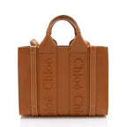 Chloe Soft Leather Woody Small Tote