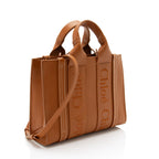 Chloe Soft Leather Woody Small Tote