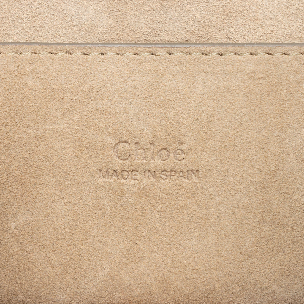Chloe Suede Calfskin Faye Mini Bracelet Bag (SHF-M6mAJI)