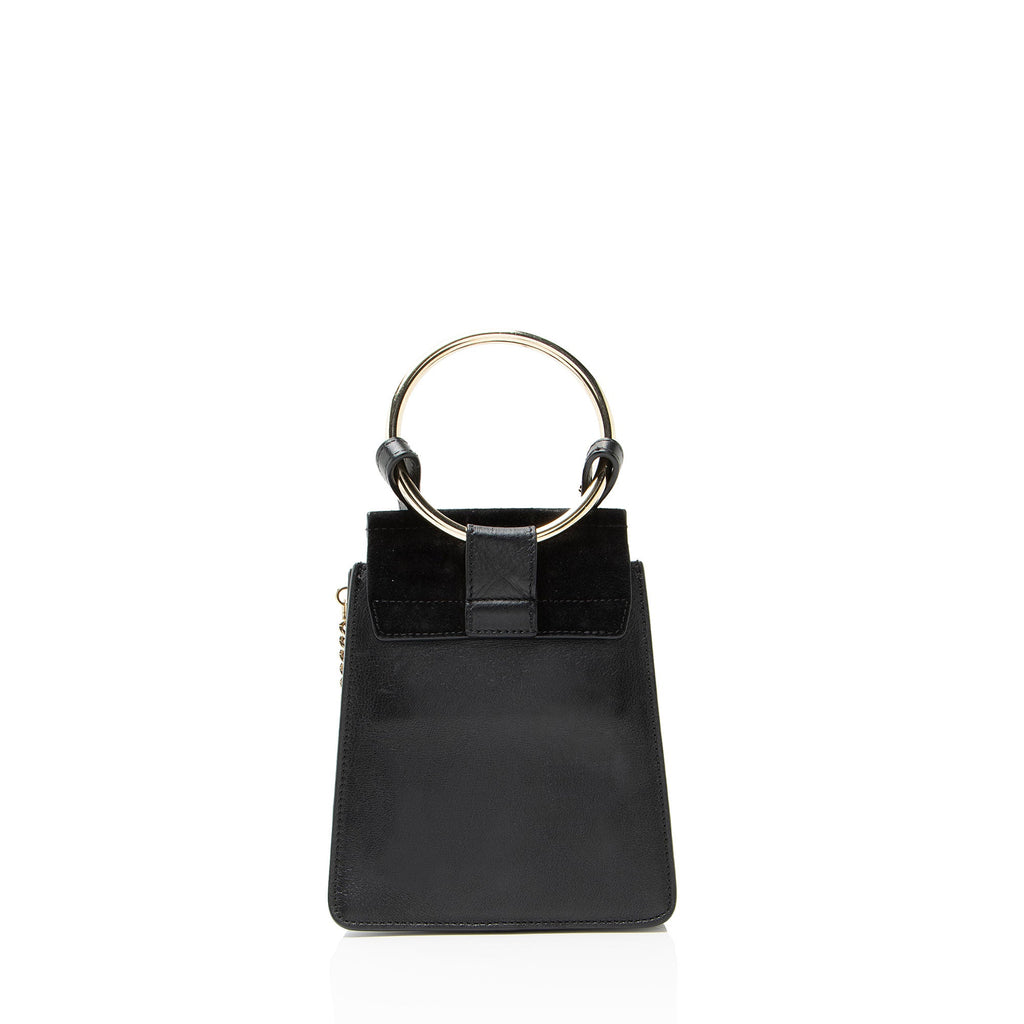 Chloe Suede Calfskin Faye Small Bracelet Bag