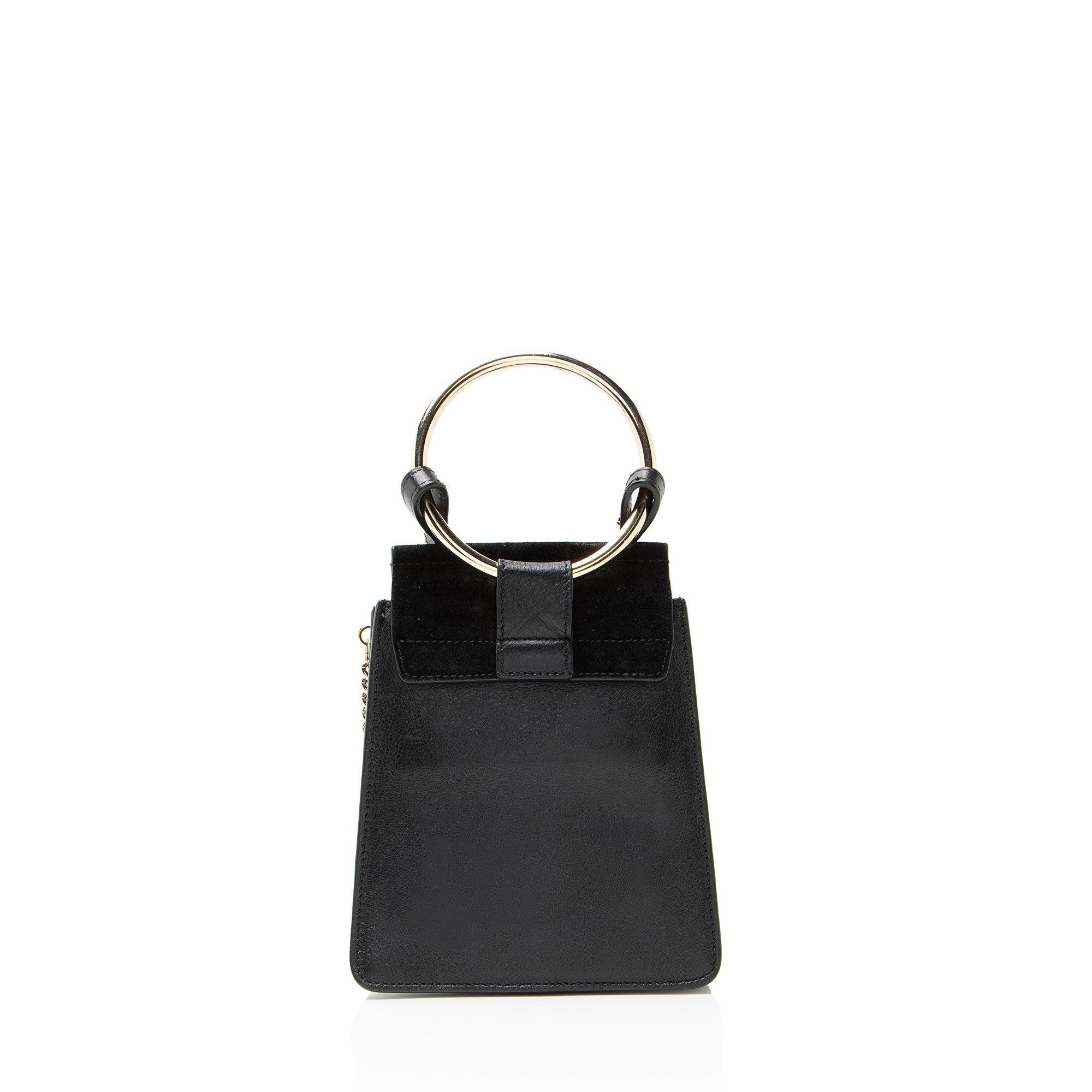 Chloe Suede Calfskin Faye Small Bracelet Bag
