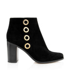 Chloe Suede Grommet Booties - Size 8 / 38 (SHF-19874)