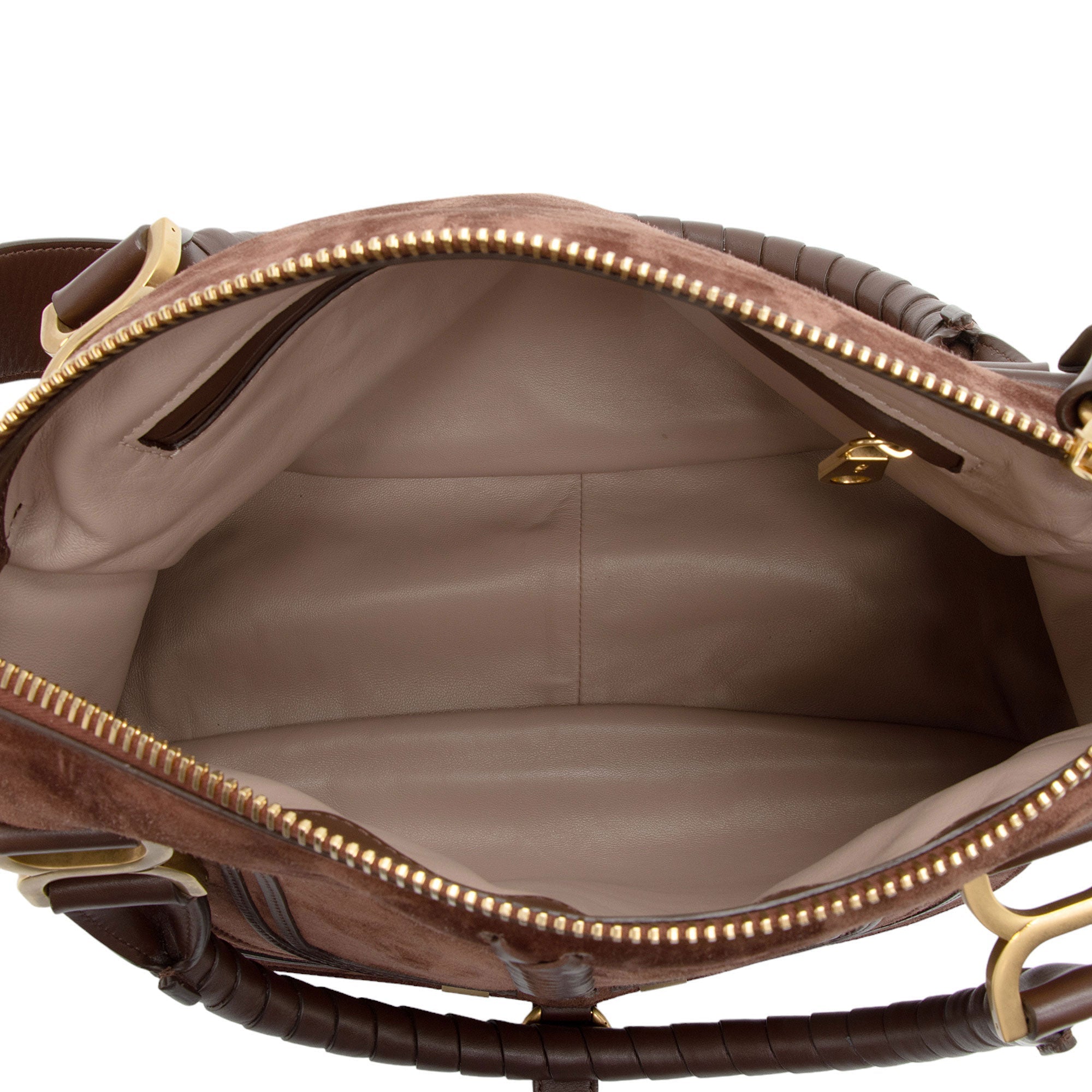 Chloe Suede Marcie Medium Satchel (SHF-9KssaD)