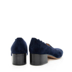 Chloe Suede Scalloped Lauren Pumps - Size 9 / 39 (SHF-19731)