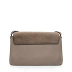Chloe Suede Studded Small Faye Shoulder Bag - FINAL SALE (SHF-17184)