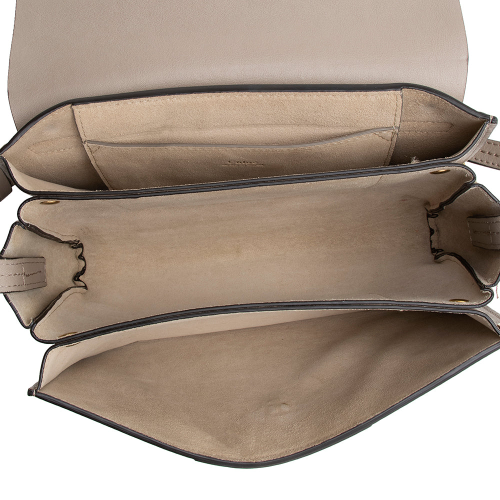 Chloe Suede Studded Small Faye Shoulder Bag - FINAL SALE (SHF-17184)