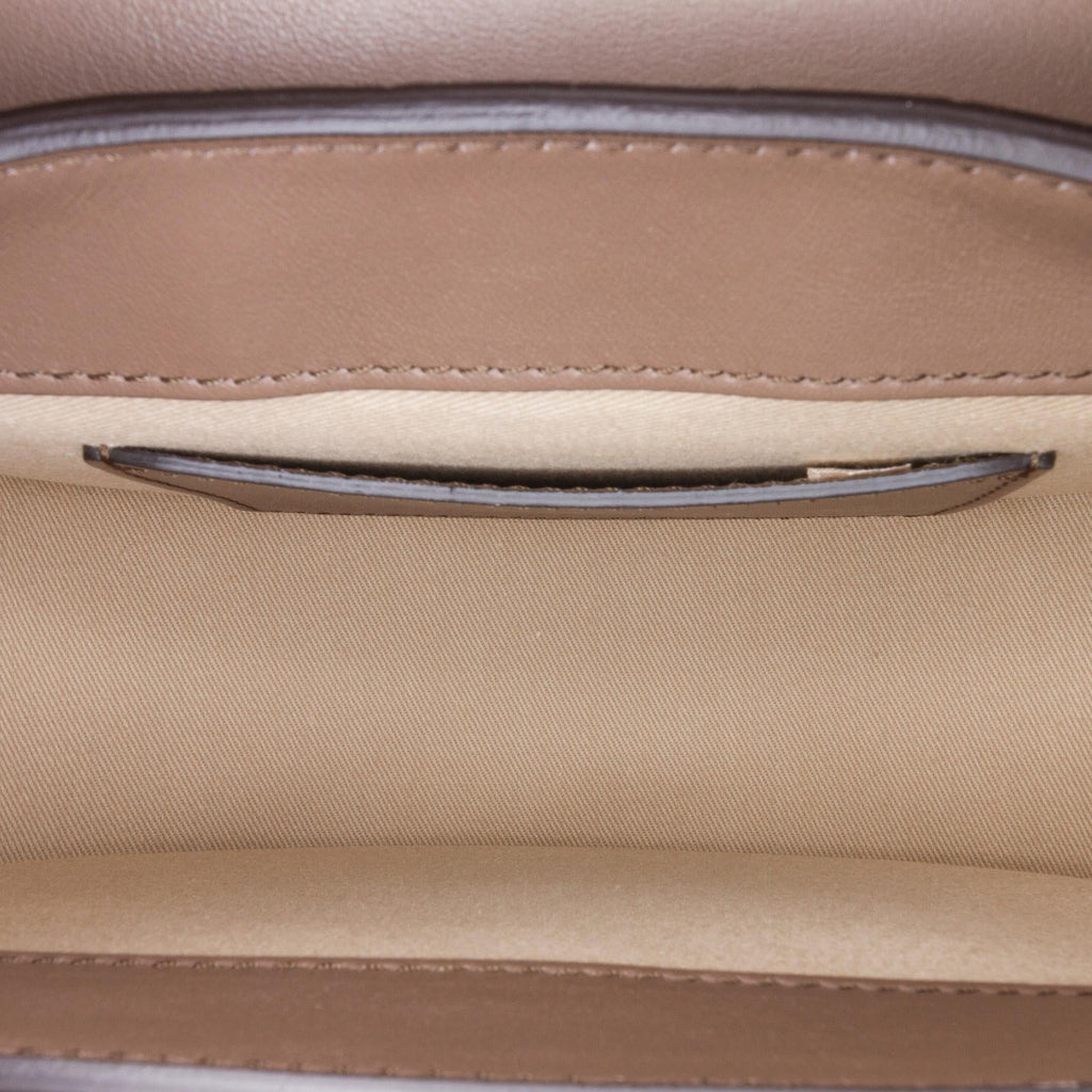 Chloe Tess Embossed Leather Satchel (SHG-34299)