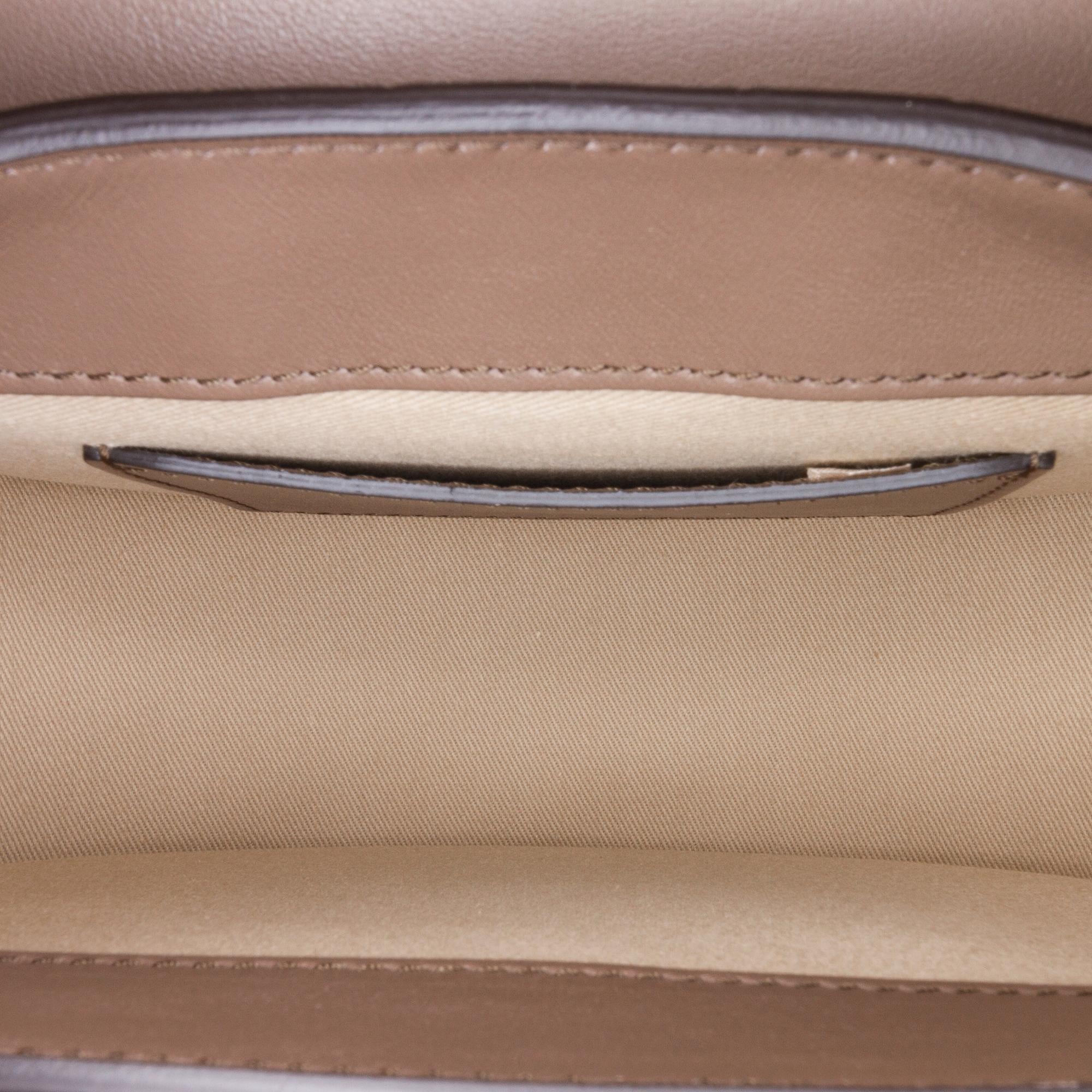 Chloe Tess Embossed Leather Satchel (SHG-34299)