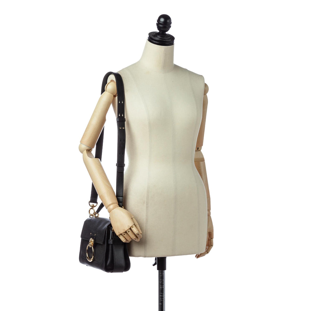 Chloe Tess Leather Crossbody Bag (SHG-28236)
