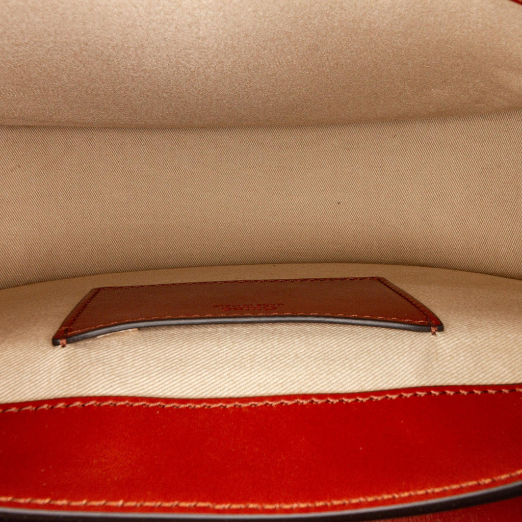 Chloe Tess Leather Satchel (SHG-29658)
