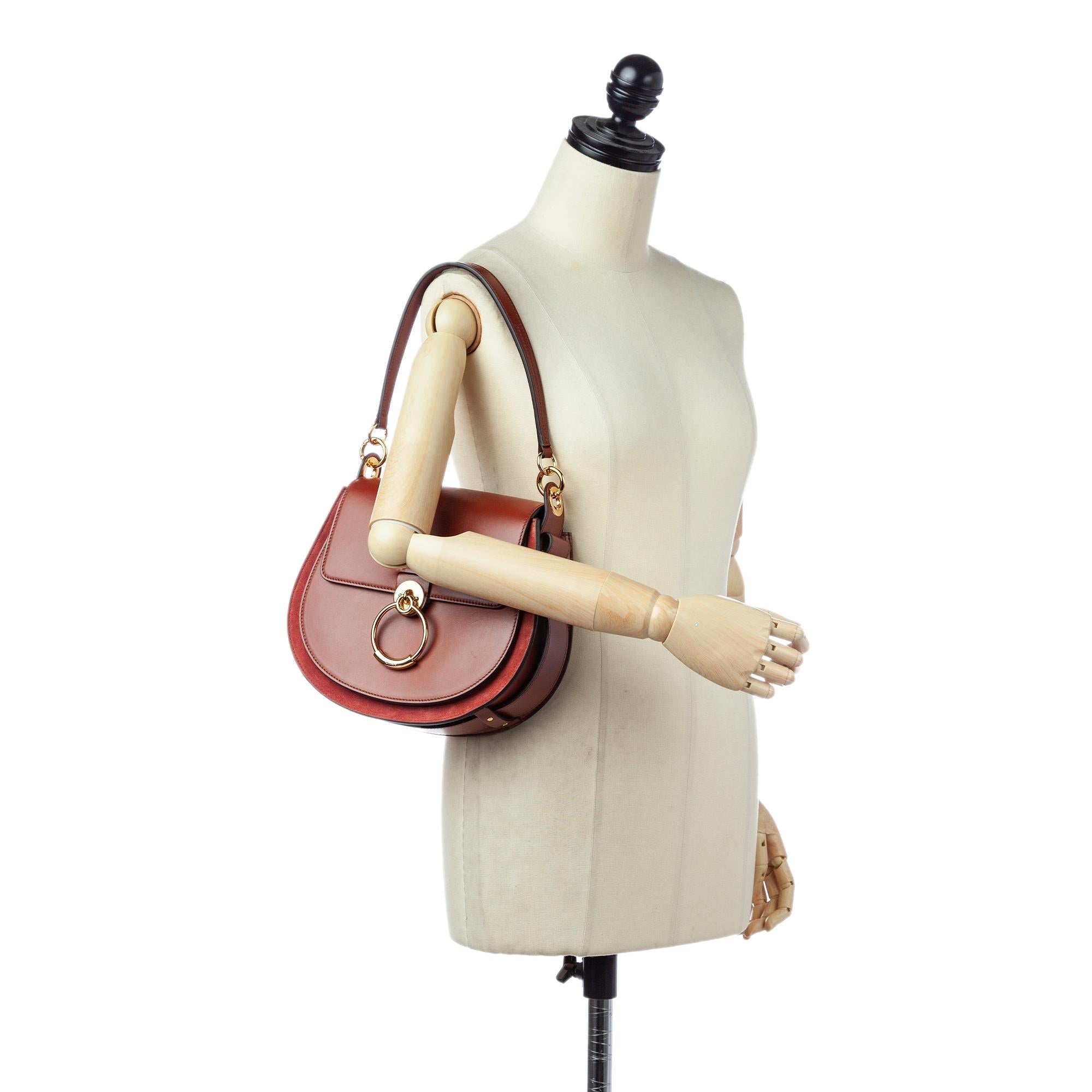 Chloe Tess Leather Satchel (SHG-29658)