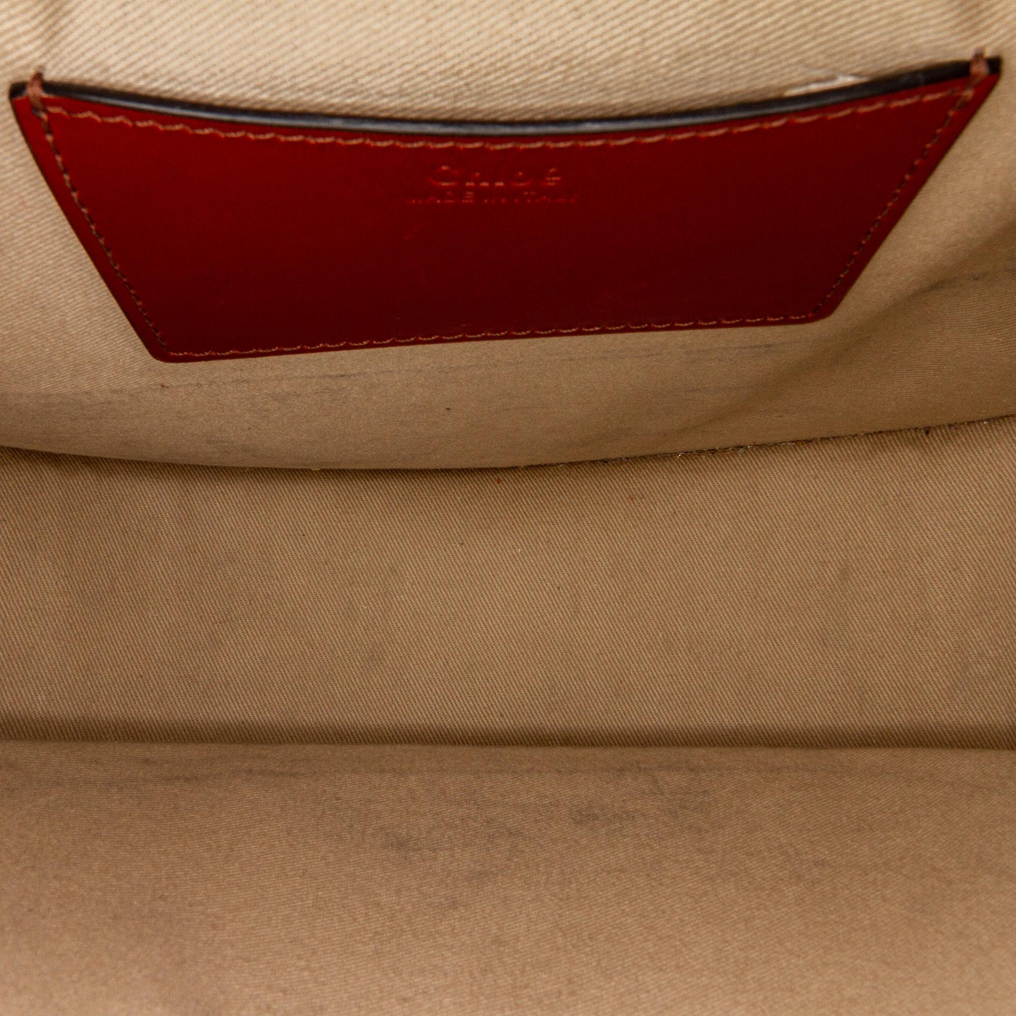 Chloe Tess Leather Satchel (SHG-33757)