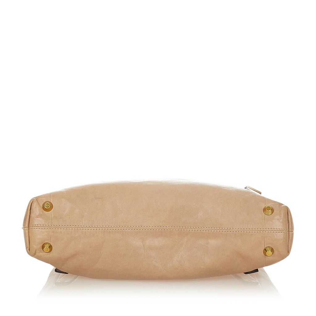 Chloe Victoria Leather Satchel (SHG-26623)