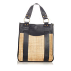 Chloe Woven Straw Shoulder Bag (SHG-23251)