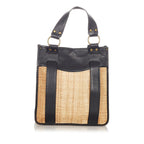 Chloe Woven Straw Shoulder Bag (SHG-23251)