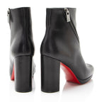 Christian Louboutin Calfskin Birgitta Zip Around Ankle Boots - Size 9 / 39