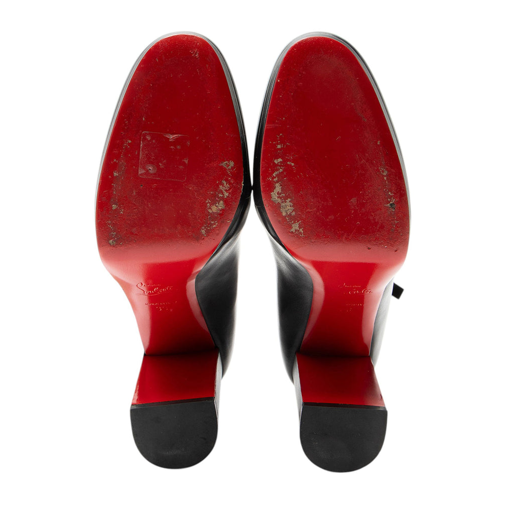 Christian Louboutin Calfskin Birgitta Zip Around Ankle Boots - Size 9 / 39