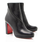 Christian Louboutin Calfskin Birgitta Zip Around Ankle Boots - Size 9 / 39