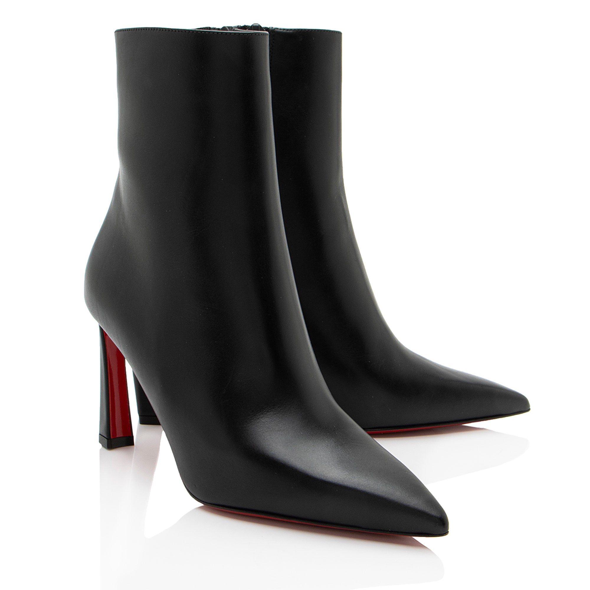 Christian Louboutin Calfskin Condora Ankle Boots - Size 5 / 35