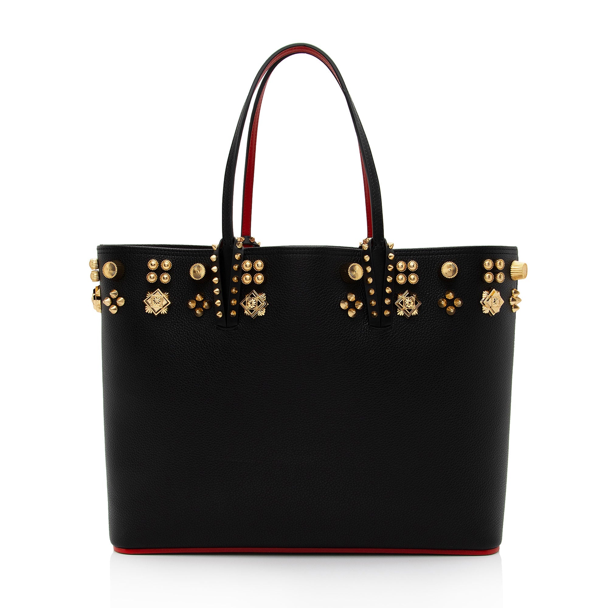 Christian Louboutin Calfskin Couronnes Sevillana Cabata Tote (SHF-wnxgYQ)