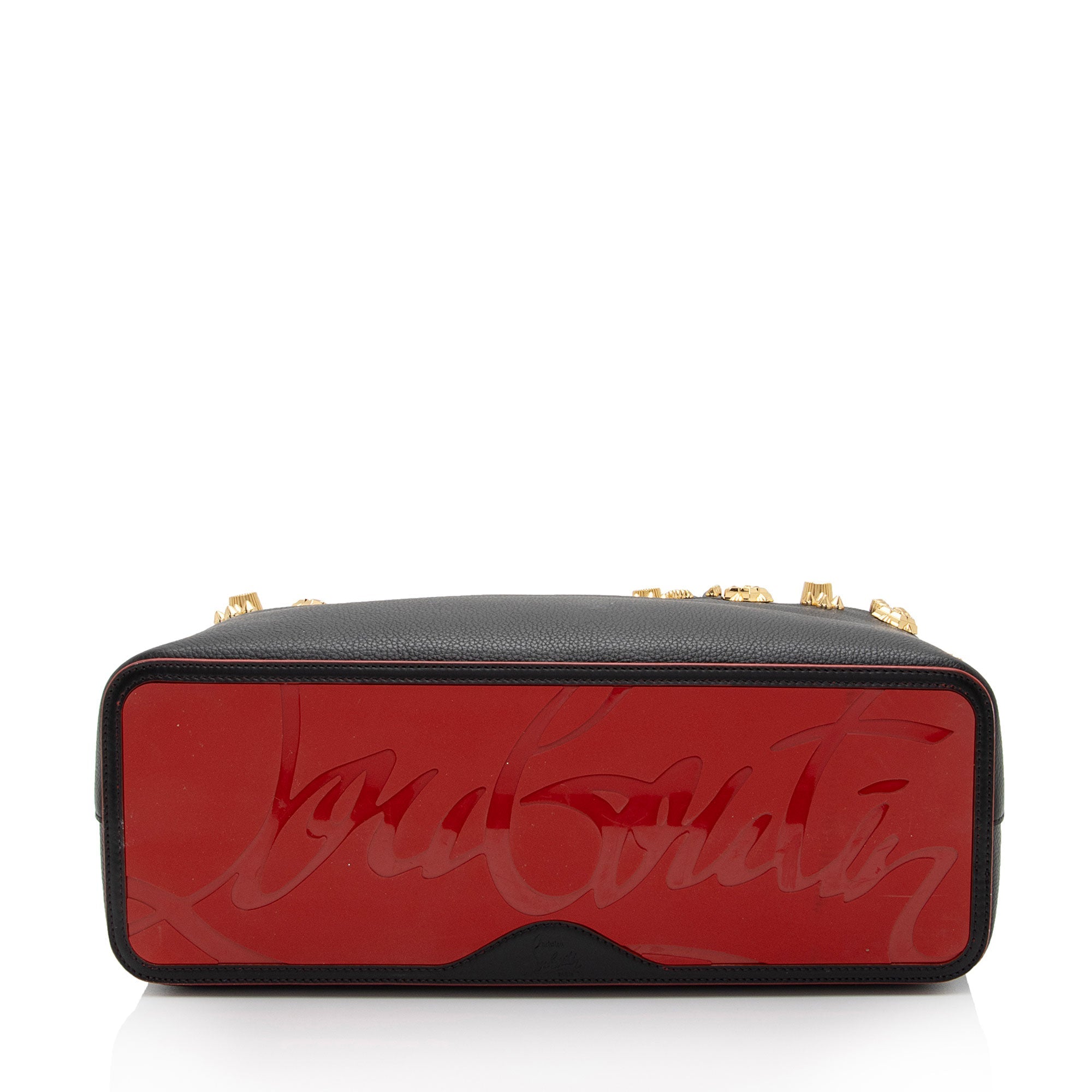 Christian Louboutin Calfskin Couronnes Sevillana Cabata Tote (SHF-wnxgYQ)