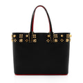 Christian Louboutin Calfskin Couronnes Sevillana Cabata Tote (SHF-wnxgYQ)