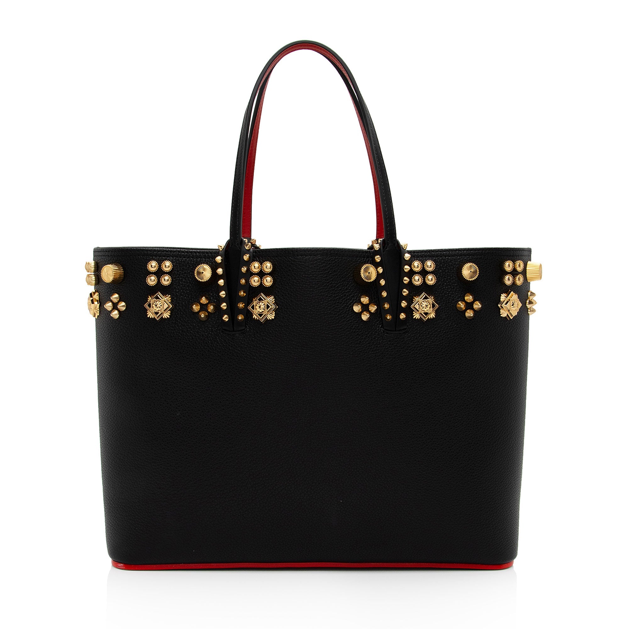 Christian Louboutin Calfskin Couronnes Sevillana Cabata Tote (SHF-wnxgYQ)