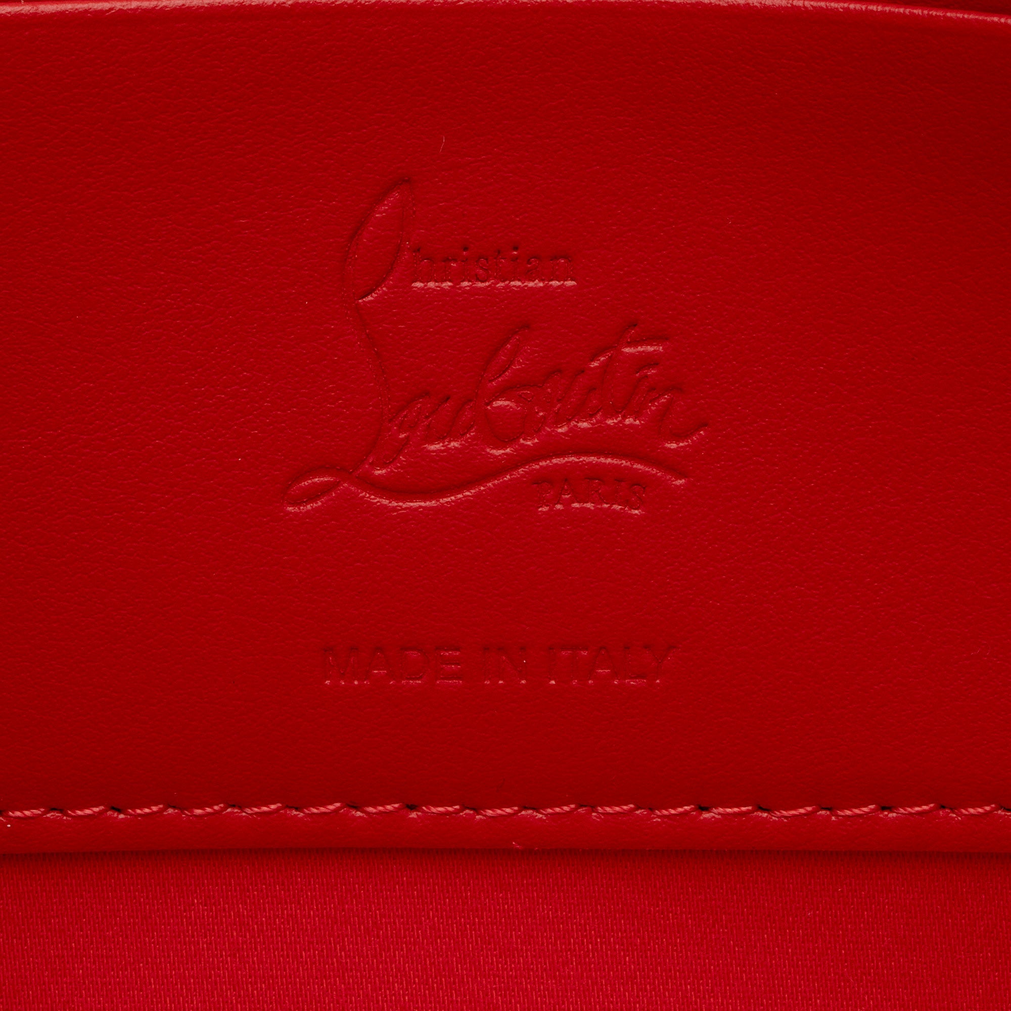 Christian Louboutin Calfskin Loubinthesky Loubila Pouch (SHF-5CEDVJ)