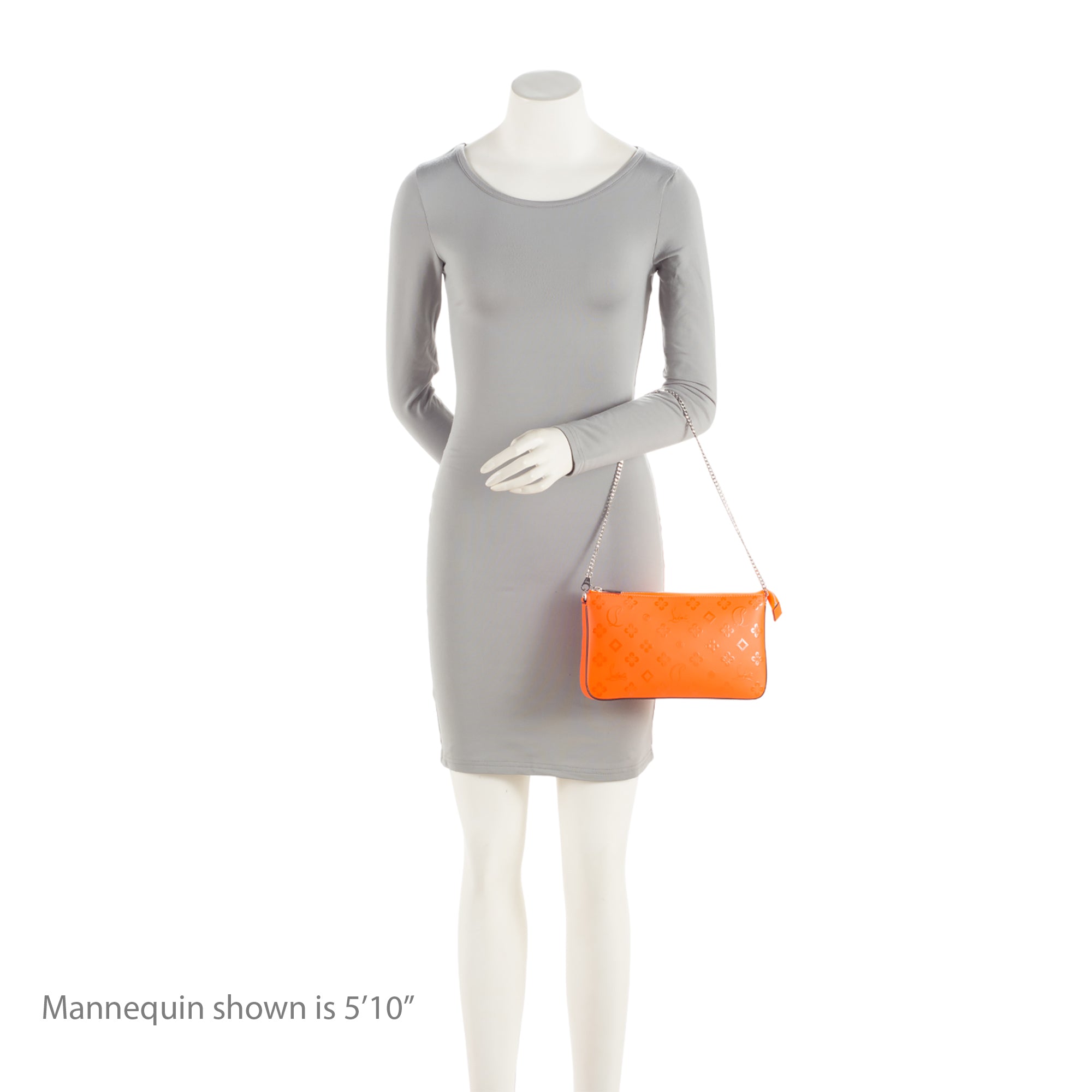 Christian Louboutin Calfskin Loubinthesky Loubila Pouch (SHF-1NOmuV)