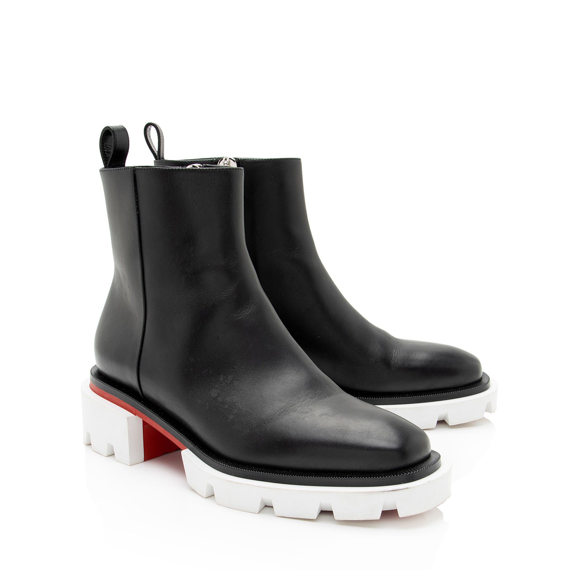 Christian Louboutin Calfskin Maxi Boots - Size 7.5 / 37.5 (SHF-3FXCub)