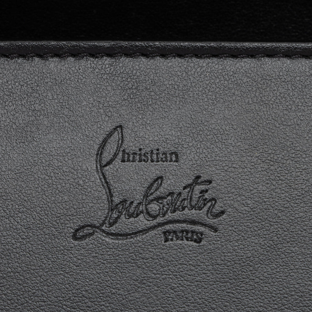Christian Louboutin Calfskin Spiked Paloma Chain Clutch (SHF-p5jIq7)