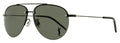 Saint Laurent Pilot Sunglasses Classic 11/F M 001 Black 61mm YSL Black