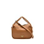 Prada Darling Handbag Calfskin Caramel GHW