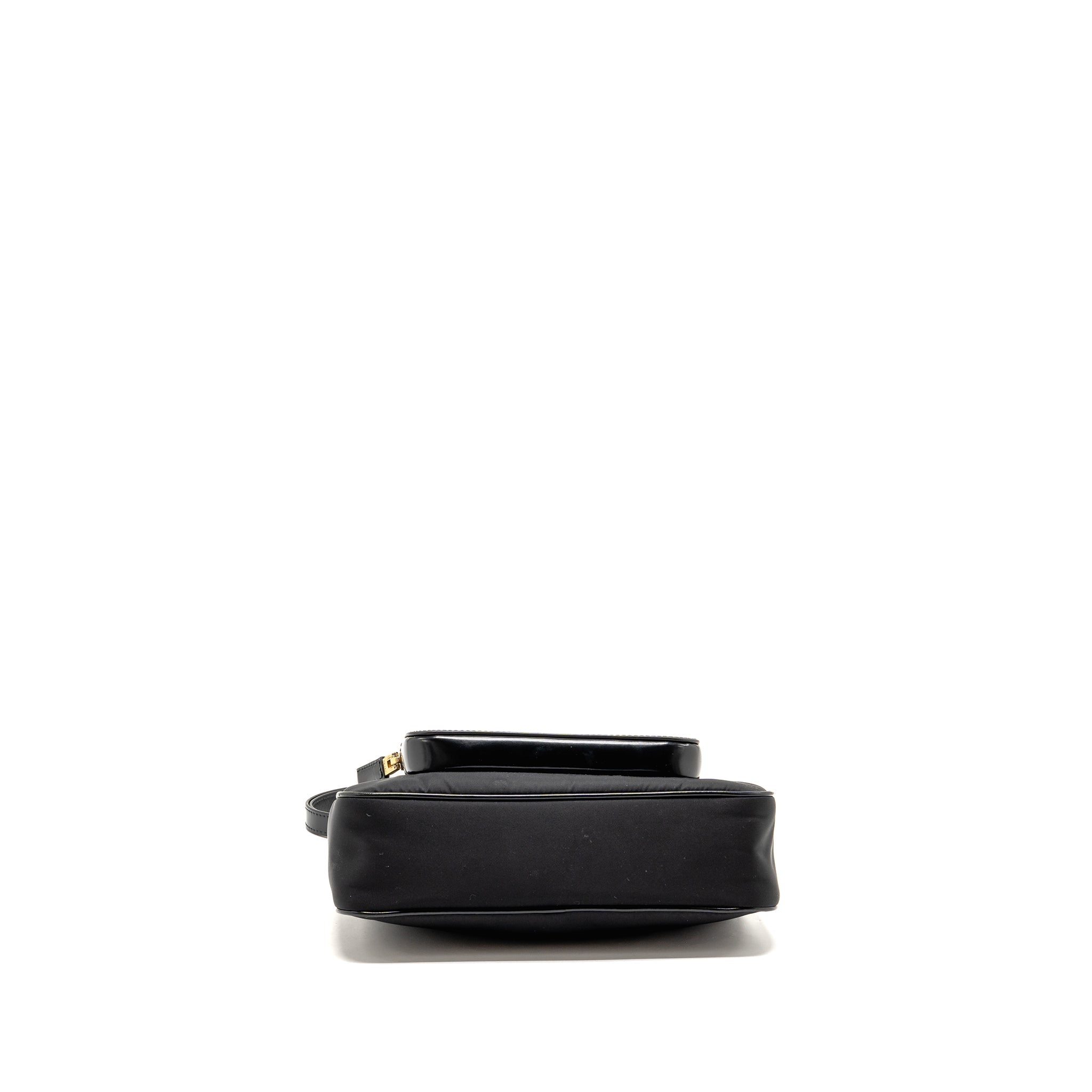 Prada Re-Nylon Mini Bag Nylon/Calfskin Black GHW