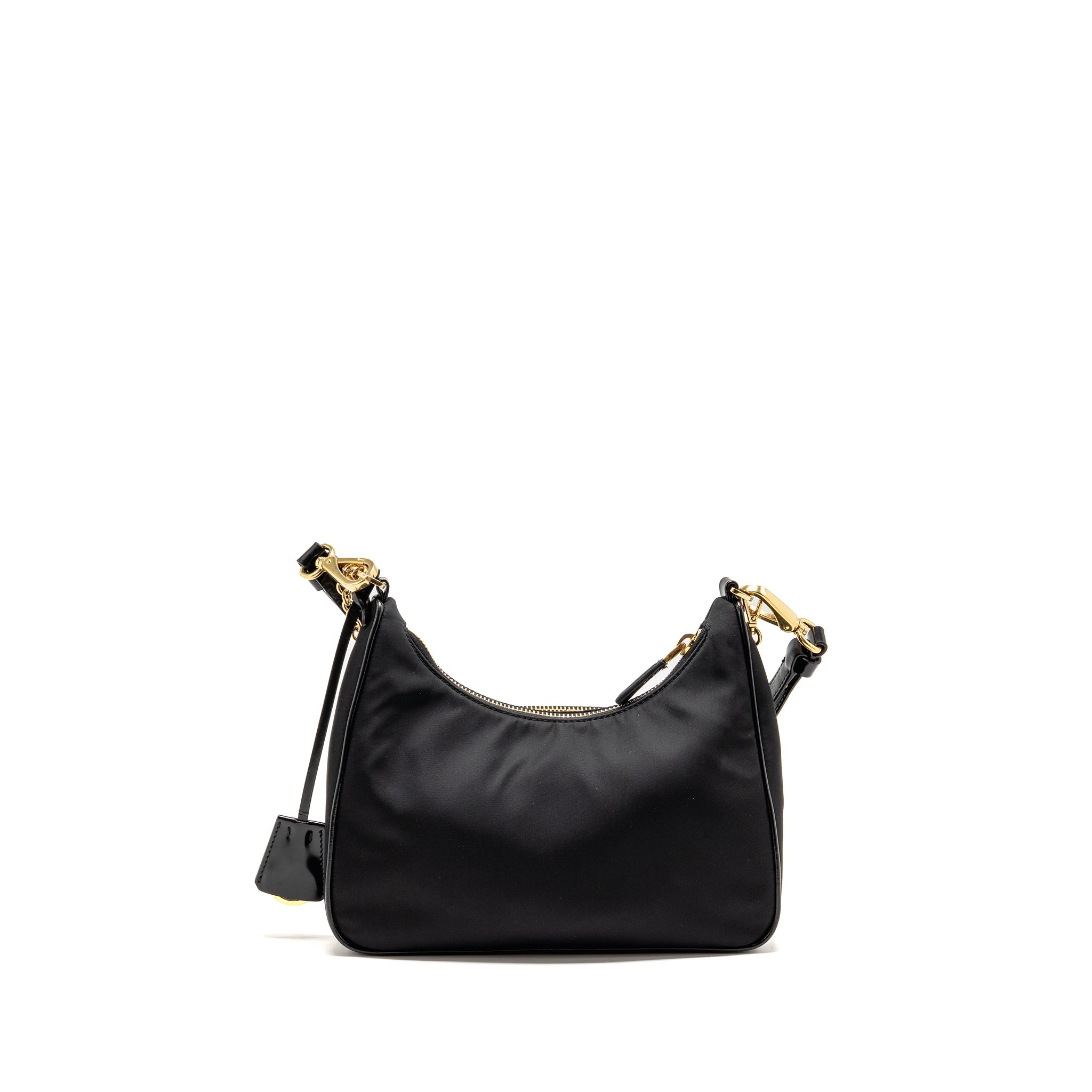 Prada Re-Nylon Mini Bag Nylon/Calfskin Black GHW