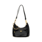 Prada Re-Nylon Mini Bag Nylon/Calfskin Black GHW
