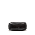 Prada top handle Dangle Bag leather black SHW