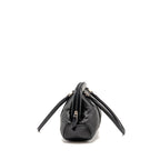 Prada top handle Dangle Bag leather black SHW