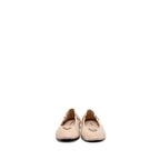 Prada Size 37 Ballet Flat Patent Beige